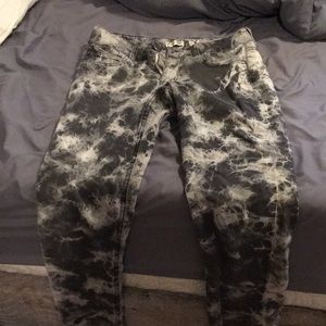 Indigo Rein tie dye skinny jeans (used)